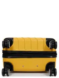 Валіза середня M ABS-пластик Madisson Snowball 03403 68х44х27см 68+13л Жовтий - мініатюра 10