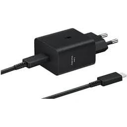 Зарядний пристрій Samsung 45 W (EP-T4511XBEGEU) комплект з кабелем C C чорний