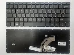 Клавіатура для ноутбуків HP ProBook 430 G6 чорна без рамки RU/US High