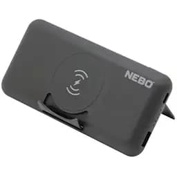 Павербанк Nebo 10K Powerbank w/ Kickstand & wWreless Charging, 10 000 mAh Темно-сірий - мініатюра 4