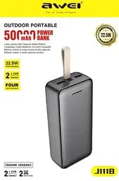Повербанк великої ємності Power Bank Awei J111B - 50000 mAh - мініатюра 2
