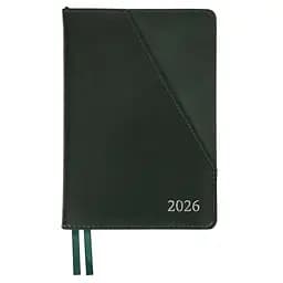 Щоденник-діловий записник А5 Leo Planner 2026 Whisky зелений 368 сторінок (252669)