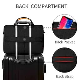 Сумка для ноутбука WiWU Pioneer Shoulder Handbag for MacBook 13.3/14` (Black) [81042] - мініатюра 4