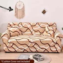 Чохол на диван Love You 011 тримісний трикотажний (81166)