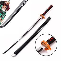Катана Клинок рассекающий демонов Танджиро Комада Demon Slayer Katana Tanjiro 104 см K DS T
