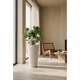 Вазон для квітів Serinova Lilium 16 л білий (40-LVT207204-200100) - мініатюра 5