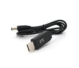Кабель живлення для роутера USB to DC 5.5 - 2.5 мм вихід 12V
