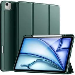 Чехол-книжка CDK для Apple iPad Air 13" M3 2025 экокожа/силикон Smart Case cлот cтилус (017899) green