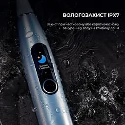 Електрична зубна щітка Oclean X Pro Digital Set Electric Toothbrush Glamour Silver - мініатюра 3