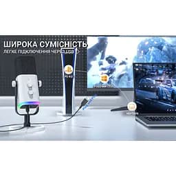 Мікрофон Fifine USB (AM8W) - мініатюра 4