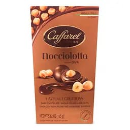 Цукерки Caffarel Nocciolotta, з цілим фундуком у чорному шоколаді, 165 г (873254)