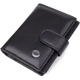 Мужской кошелек вертикальный из натуральной кожи ST Leather 7.5х10.5х1 см acs0029623