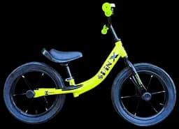 Велобег Corso Spin-X, стальная рама, колесо 14, надувные колеса, подножка, подставка для ног, звонок PX-605-82