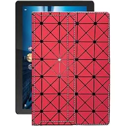 Чохол StatusCASE з екошкіри для планшету Lenovo Tab M10 X605L LTE Червоний ромб