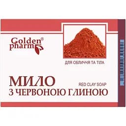 Мыло Golden Pharm с красной глиной 70 г
