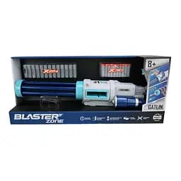 Іграшка автомат WY2101B стріляє поролоновими кулями, на акумуляторі, в коробці (6974060410021)