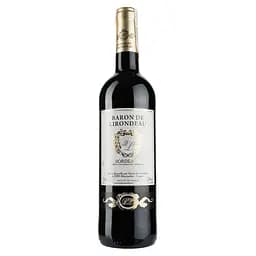 Вино Baron de Lirondeau Bordeaux, червоне, сухе, 13,5%, 0,75 л