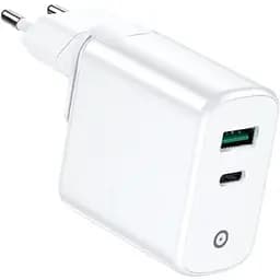 Мережевий зарядний пристрій Infinix XC02 USB+PD 65W White