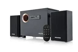 Акустична система 2.1 Microlab M-105R, 10Вт (ДУ, FM), чорна (M-105R)