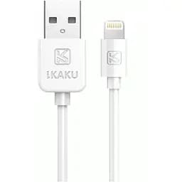 USB кабель Kaku KSC-332 USB - Lightning 2m - White