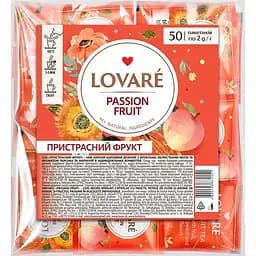 Чай Lovare пристрасний фрукт 50 пак. 100 г