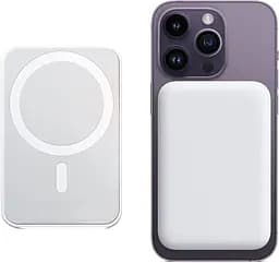 Зовнішній акумулятор Battery Pack MagSafe (модель A2384) 5000mAh білий - мініатюра 3