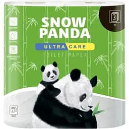 Сніжна панда туал папір 4шт Ultra Care 3 шари