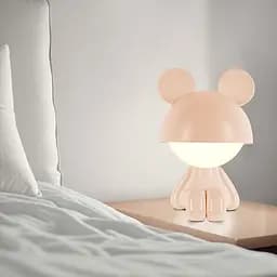 Світильник-нічник Kite LED з акумулятором Cute Mouse персиковий (K25-316-2-4) - мініатюра 3
