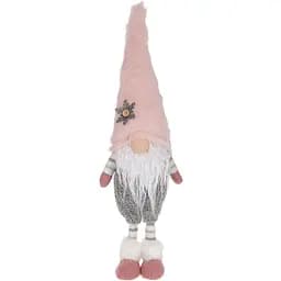 Мягкая игрушка BonaDi Гном в розовом колпаке 13х10х45 см (000265458)