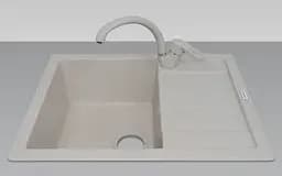 Кухонна мийка Adamant Anila 645x495x200 Бежевий avena 182496100306 - мініатюра 2