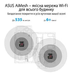 ASUS Маршрутизатор ROG Rapture GT6 2PK black AX10000 3xGE LAN 1x2.5GE WAN 1xUSB 3.2g1 WPA3 OFDMA MESH - мініатюра 7