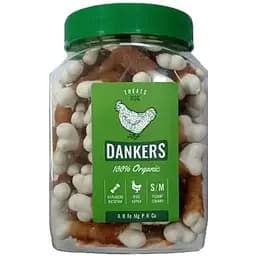 Лакомство для собак Dankers кальциевые косточки с куриной грудкой в ​​банке 500 г