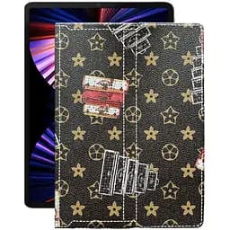 Чохол StatusCASE з екошкіри для планшету Apple iPad pro 11 2020, 2021, 2022 Луі-Вітон-коричневий