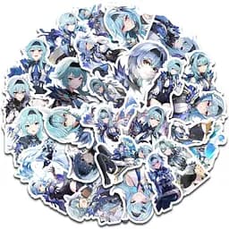 Стікерпак набір наклейок G-Toys Genshin Impact Eola 45 шт. (SP WD EL 01)