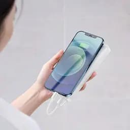 Зовнішній акумулятор Baseus Bipow Overseas 10000 mAh 15W (PPBD050002/PPBD10) білий - мініатюра 2