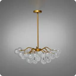 Люстра подвесная 517 Dlight на 30 ламп Золото Сатин (01955)