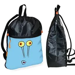 Рюкзак-мішок для взуття, спортивної форми Губка Боб дитяча сумка для змінки з розширювачем (01231)