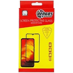 Стекло защитное Dengos Full Glue Huawei P Smart 2021 black frame (TGFG-155)