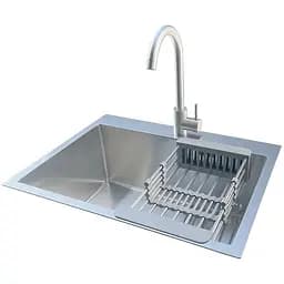 Комплект мийка + змішувач Romzha Arta U-550 (A)