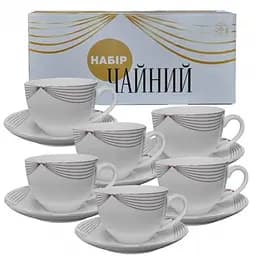 Чайный сервиз S&T Жардин, 12 предметов, белый (1753-5)