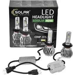 Автолампа SOLAR H7 CANBUS 12/24V 6500K 6000Lm 50W Cree Chip 1860 (8607) - мініатюра 5