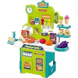 Ігрова кухня 922-208 для дітей, звукові та світлові ефекти, набір 53 елементи