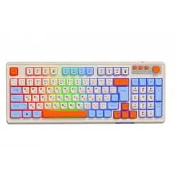 Клавіатура бездротова Maxxter White (KBGW-3C01-UA)