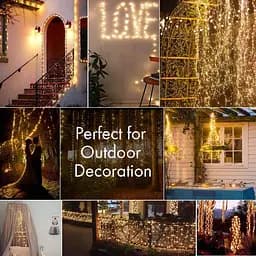 Гірлянда Augone Party Lights, 120LED, 2-pack, 12m, 8 режимів, USB-з'єднання - мініатюра 3