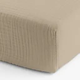 Комплект постільної білизни Cosas Beige Двоспальний муслін магнолія (Muslin_050Beige_El160-050Beige_180) - мініатюра 9