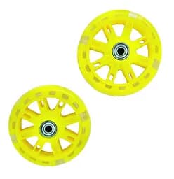 Колеса для дитячого велосипеда / самоката 11 см жовтий (G0000994)