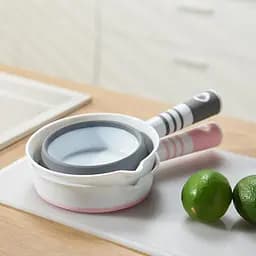 Ківш складаний MBM My Home KP-77 1.3 л, біло-сірий (KP-77 WHITE/GRAY) - мініатюра 5
