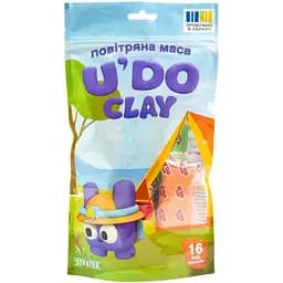 Набор для творчества Strateg «Воздушная масса U'DO Clay» 30879, 16 штук