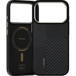 Чохол Benks Montage ArmorPro Kevlar Case 600D/1500D Magnetic для Apple iPhone 17 Pro Max Black [145678] - мініатюра 2
