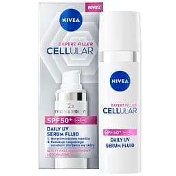 Флюїд для обличчя NIVEA Cellular Expert Filler захисний SPF 50+ 30 мл